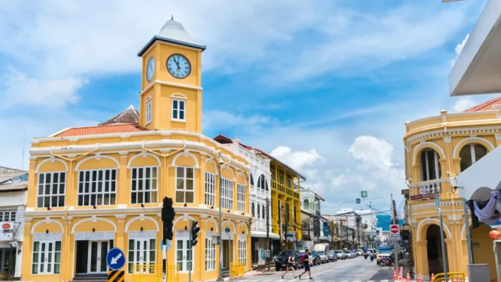 old town phuket thailand